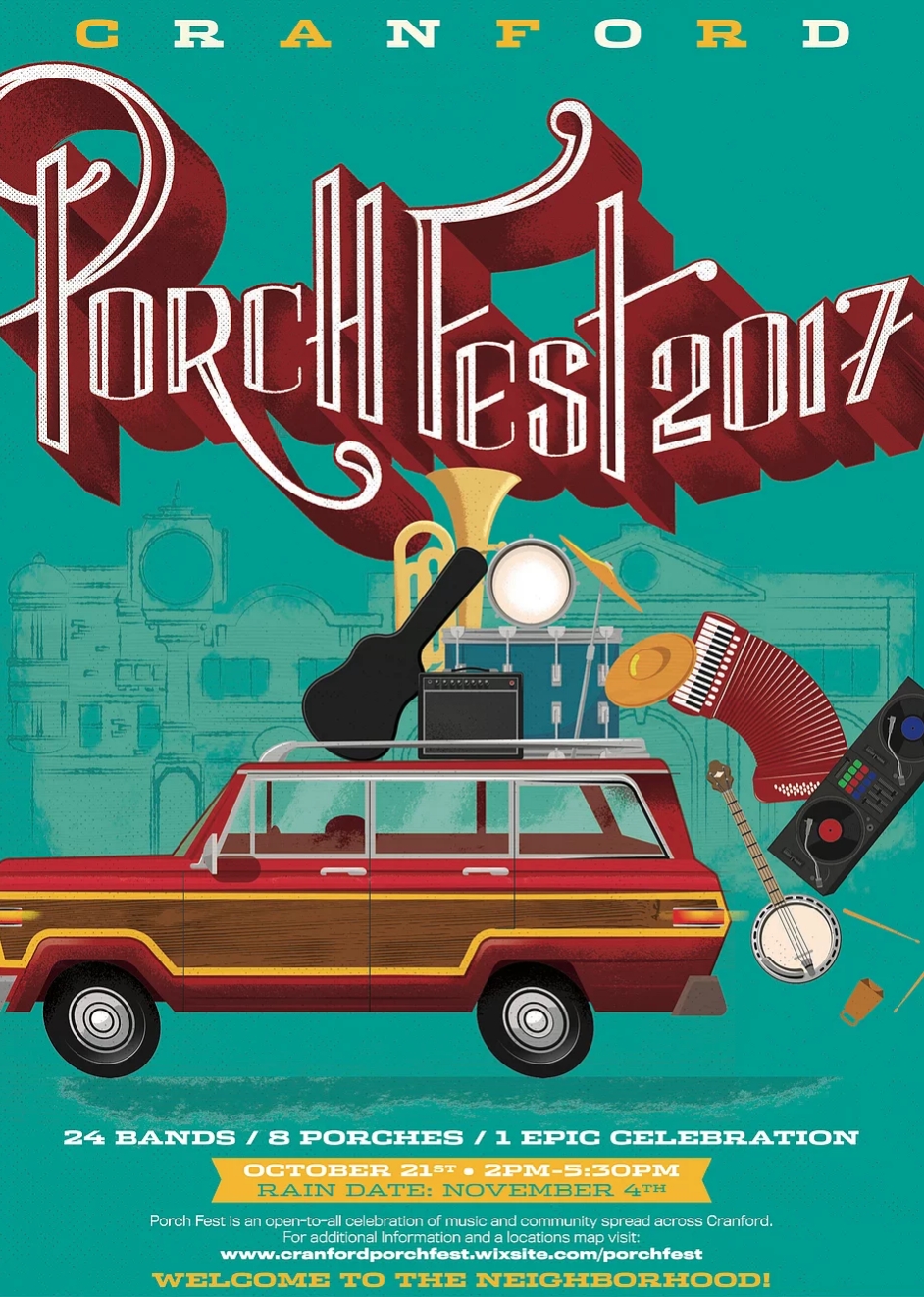 Cranford Live! Porchfest is Here!